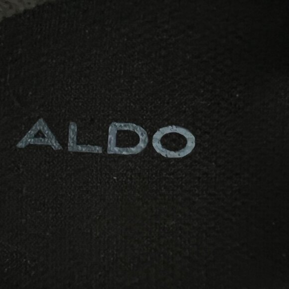 Aldo Mens Brown Leather Lace Up Boot Buckle Accent Wrap Size 11 - Picture 9 of 11